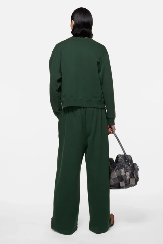 Fleece-joggingbyxor med logotyp