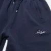 Fleece-joggingbyxor med logotyp