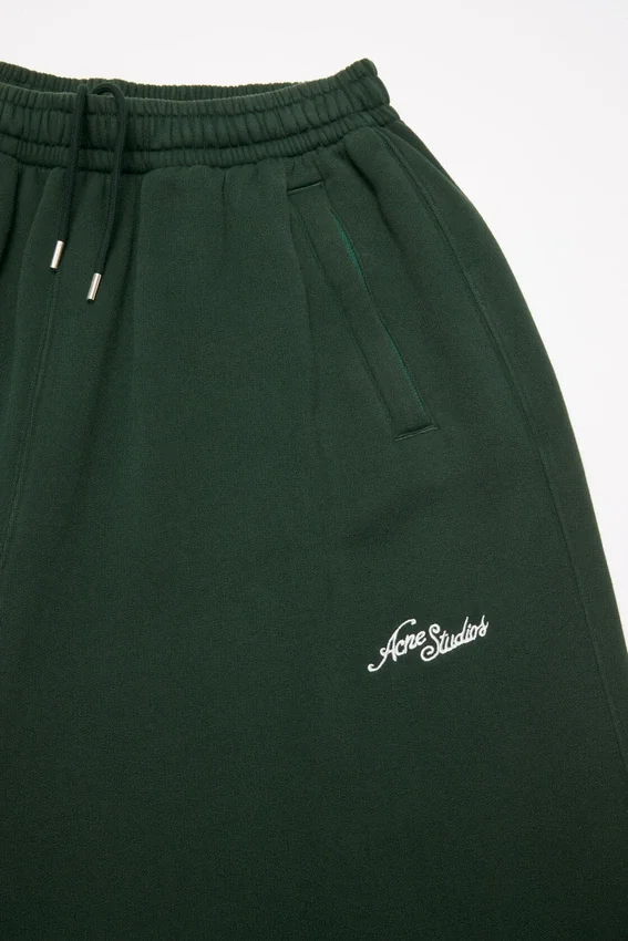 Fleece-joggingbyxor med logotyp