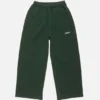 Fleece-joggingbyxor med logotyp
