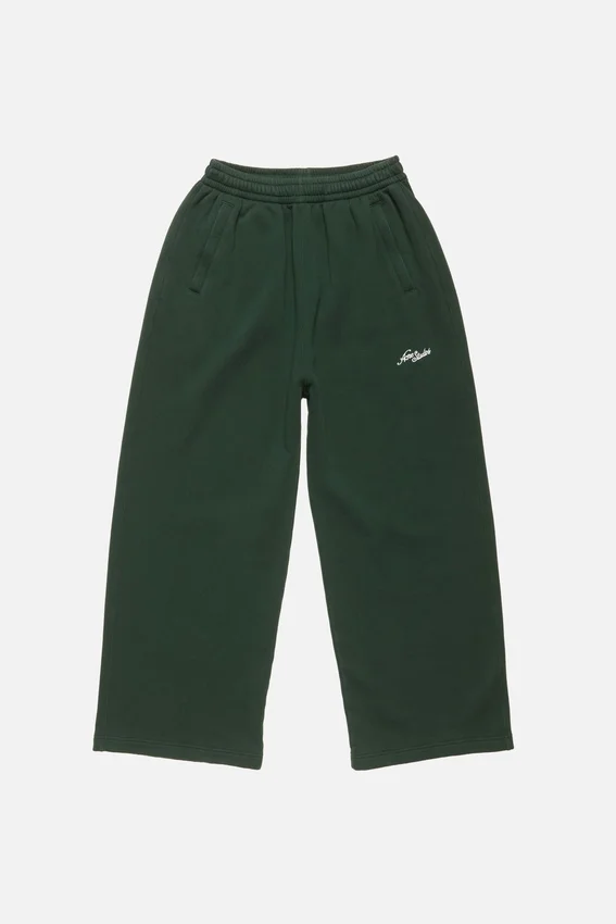 Fleece-joggingbyxor med logotyp
