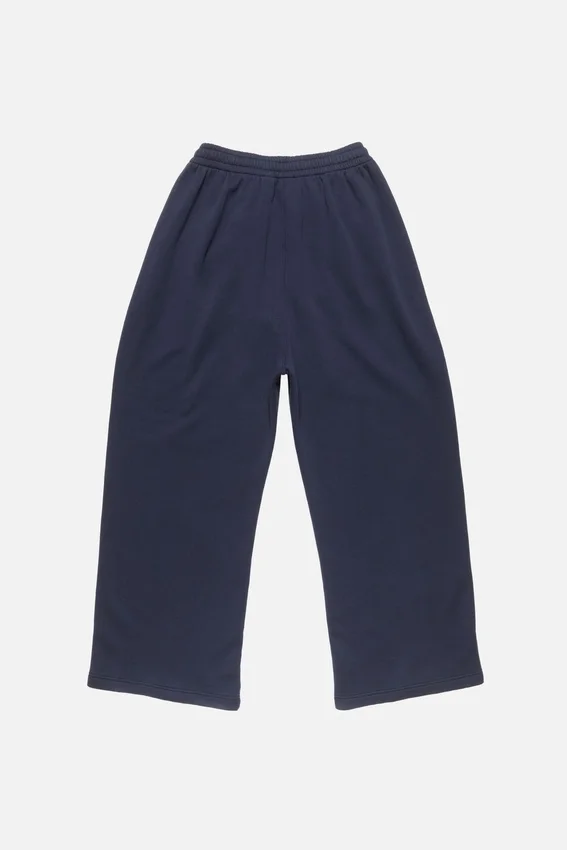 Fleece-joggingbyxor med logotyp