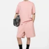 Fleece-shorts med logotyp