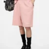 Fleece-shorts med logotyp