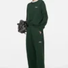 Fleece-sweatshirt med logotyp
