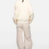 Fleece-sweatshirt med logotyp
