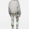 Fleece-sweatshirt med logotyp