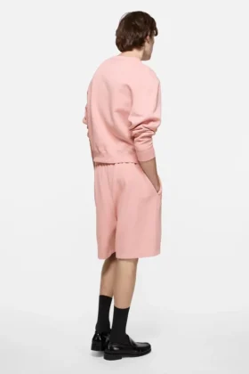 Fleece-sweatshirt med logotyp