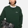 Fleece-sweatshirt med logotyp