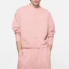 Fleece-sweatshirt med logotyp