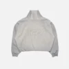 Fleece-sweatshirt med logotyp