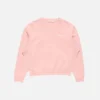 Fleece-sweatshirt med logotyp