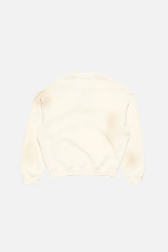 Fleece-sweatshirt med logotyp