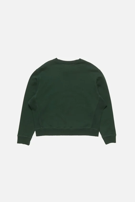 Fleece-sweatshirt med logotyp