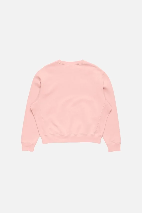 Fleece-sweatshirt med logotyp