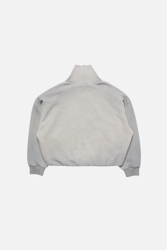 Fleece-sweatshirt med logotyp