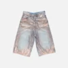 Glitterdenimshorts