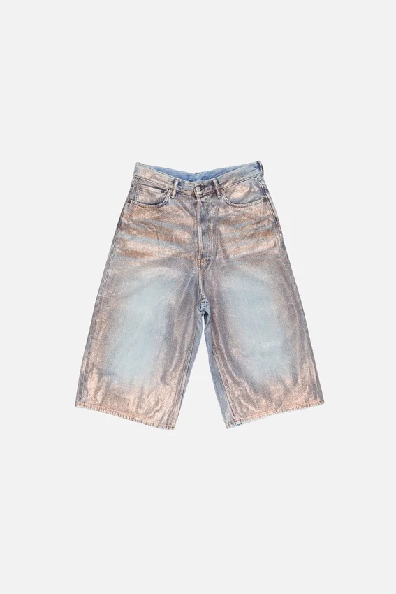 Glitterdenimshorts