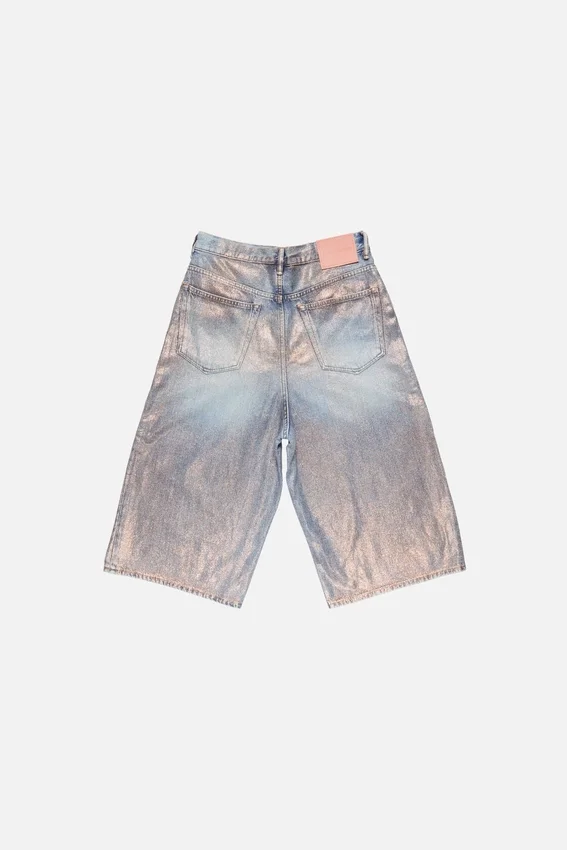 Glitterdenimshorts
