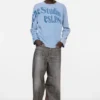 Grafisk T-shirt med avslappnad passform