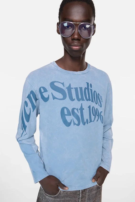 Grafisk T-shirt med avslappnad passform