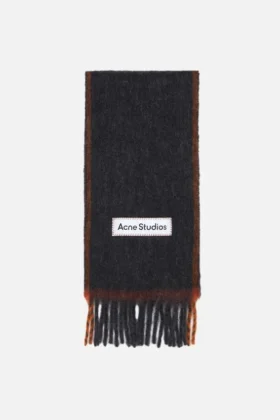 Halsduk i ull och mohair – smal