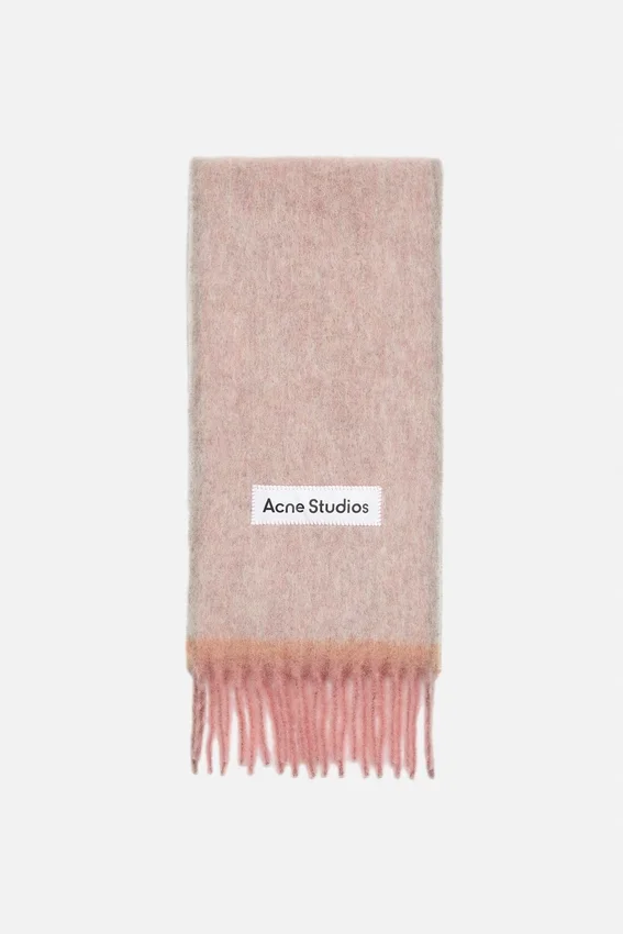 Halsduk i ull och mohair – smal