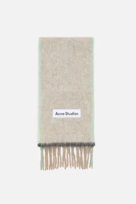 Halsduk i ull och mohair – smal