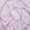Huvtröja med slitna detaljer och logotyp