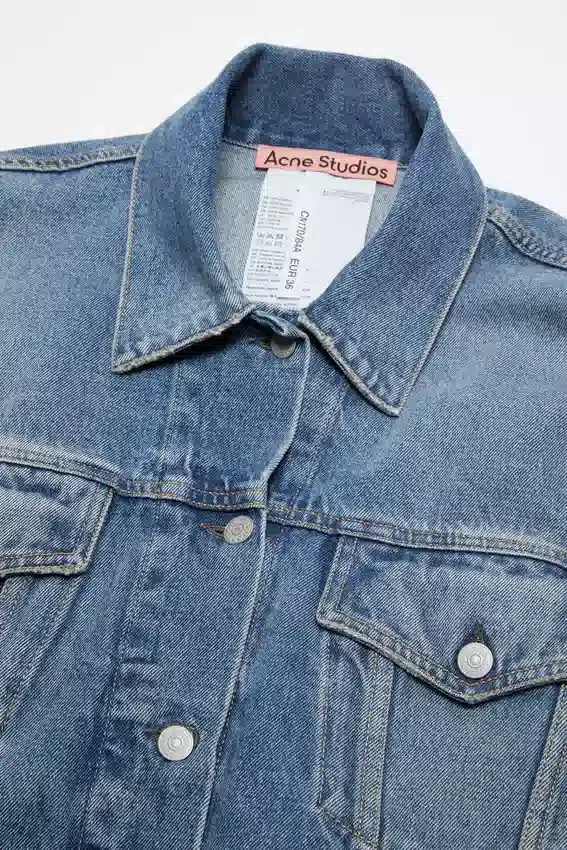 Jeansjacka – avslappnad, kort passform