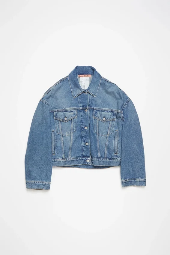 Jeansjacka – avslappnad, kort passform