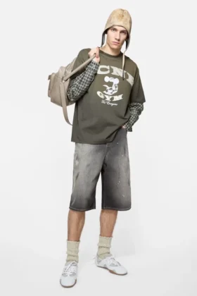 Jeansshorts – lös passform