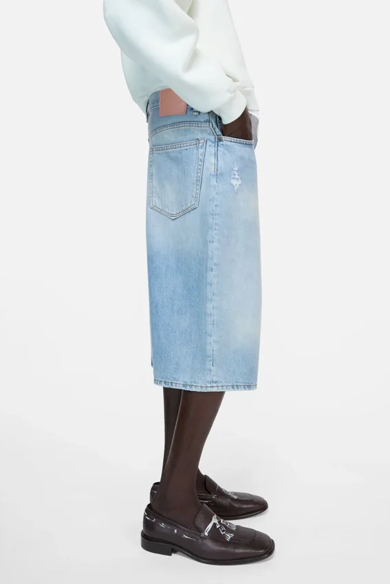 Jeansshorts – lös passform