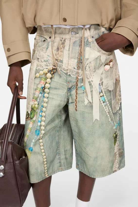 Jeansshorts – lös passform