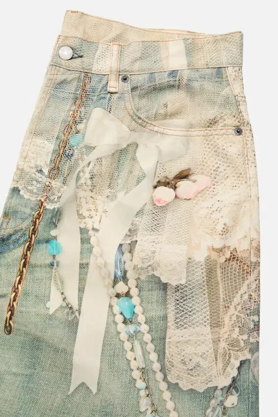 Jeansshorts – lös passform