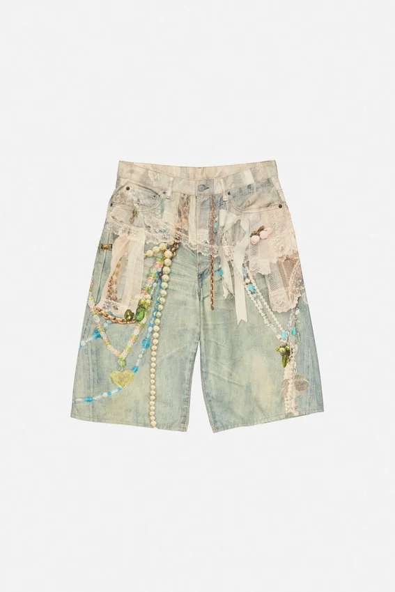Jeansshorts – lös passform
