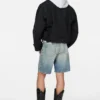 Jeansshorts med bälte