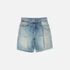 Jeansshorts med bälte