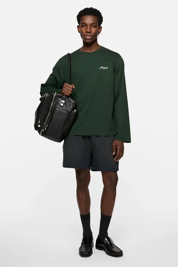 Jersey-T-shirt med logotyp