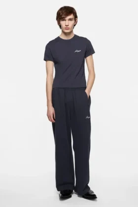 Jersey-T-shirt med logotyp