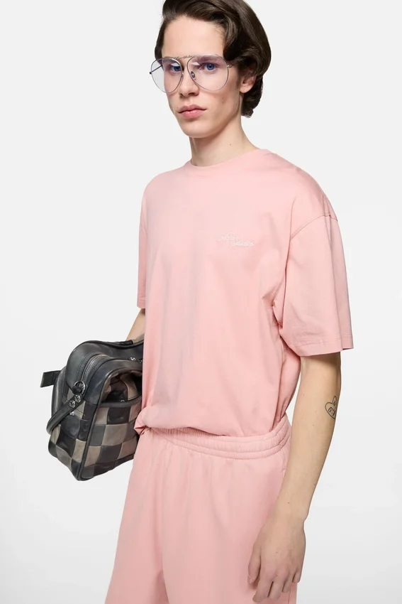 Jersey-T-shirt med logotyp