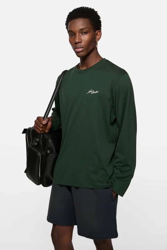 Jersey-T-shirt med logotyp