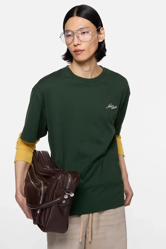Jersey-T-shirt med logotyp