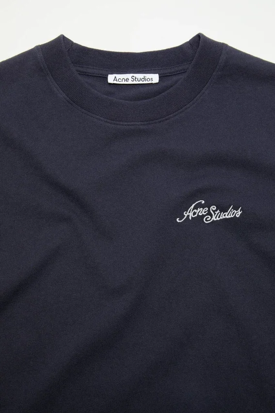 Jersey-T-shirt med logotyp