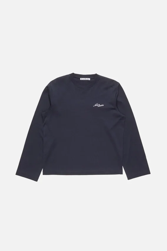 Jersey-T-shirt med logotyp