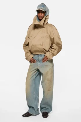 Kort trenchcoat