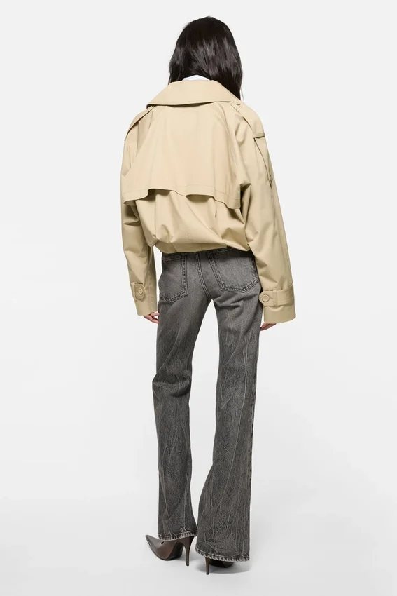 Kort trenchcoat