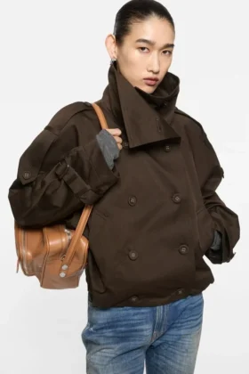 Kort trenchcoat