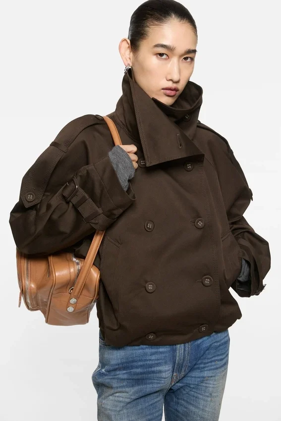 Kort trenchcoat