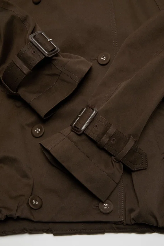 Kort trenchcoat